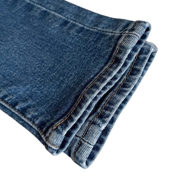 LEVI’S Wedgie Fit Skinny High Rise Distressed Ankle Crop Jeans - Picture 12 of 16